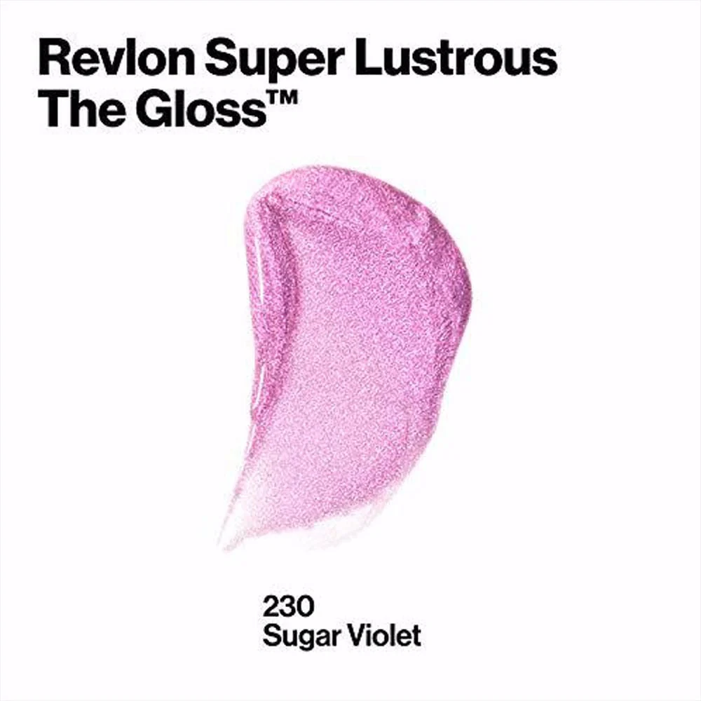 Revlon Super Lustrous The Gloss 230 Sugar Violet 3.8ml - Image 3