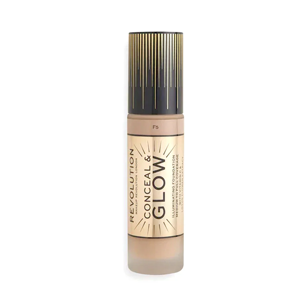 Revolution Illuminating Liquid Foundation Conceal & Glow F5 23ml
