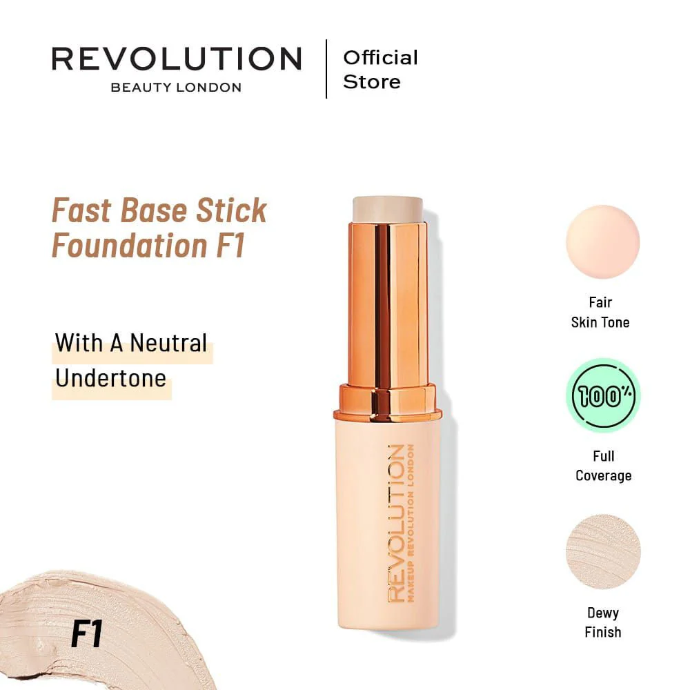 Revolution Fast Base Stick Foundation F1 - Image 2
