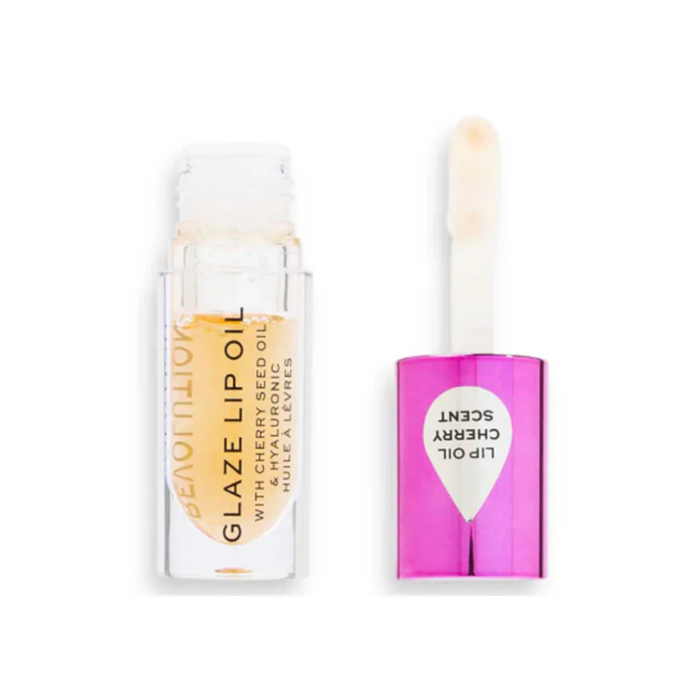 Revolution Glaze Lip Oil Cherry Scent Getaway Terracotta 4.6ml - Image 2