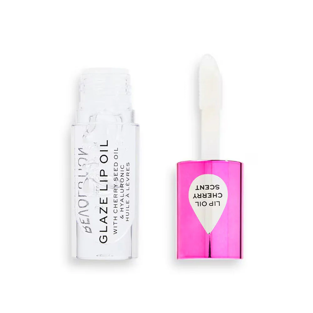 Revolution Glaze Lip Oil Lust Clear 4.6ml - Image 2