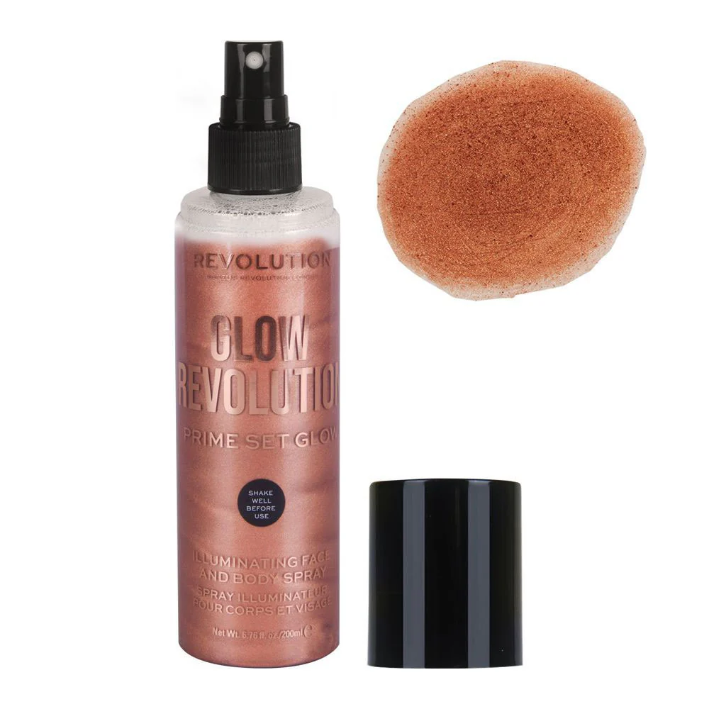 Revolution Glow Revolution Prime Set Glow Illuminating Face & Body Spray 200ml