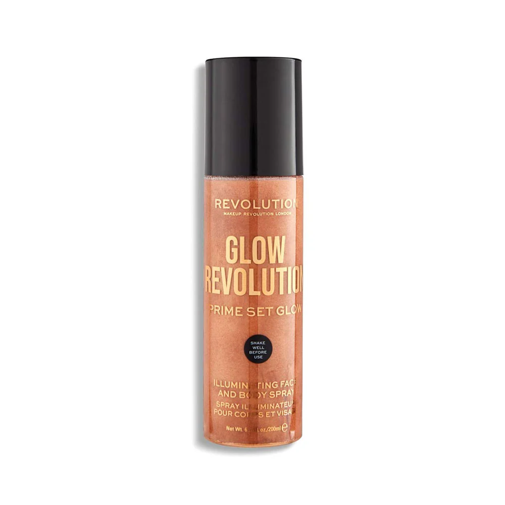 Revolution Glow Revolution Prime Set Glow Illuminating Face & Body Spray 200ml - Image 3