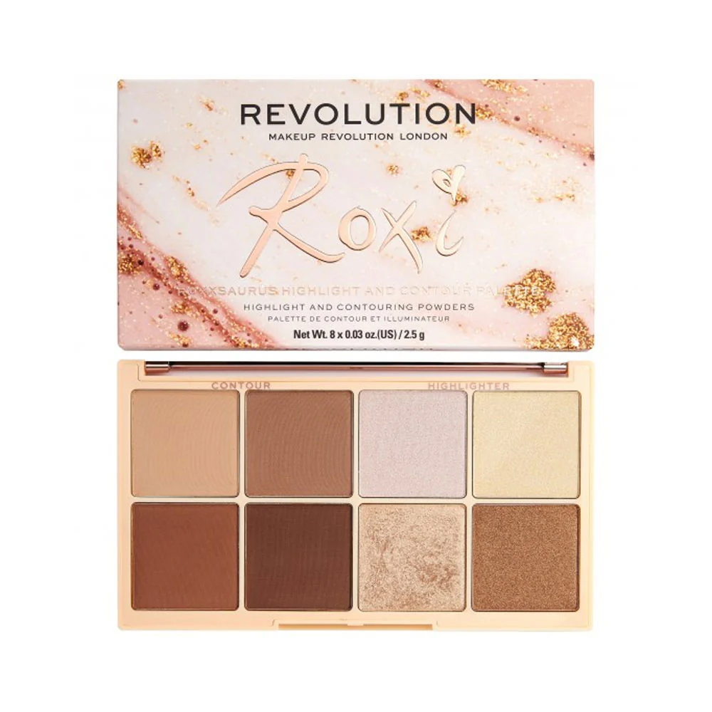 Revolution Highlight And Contouring Powders Palette Roxxsaurus 2.5g - Image 2