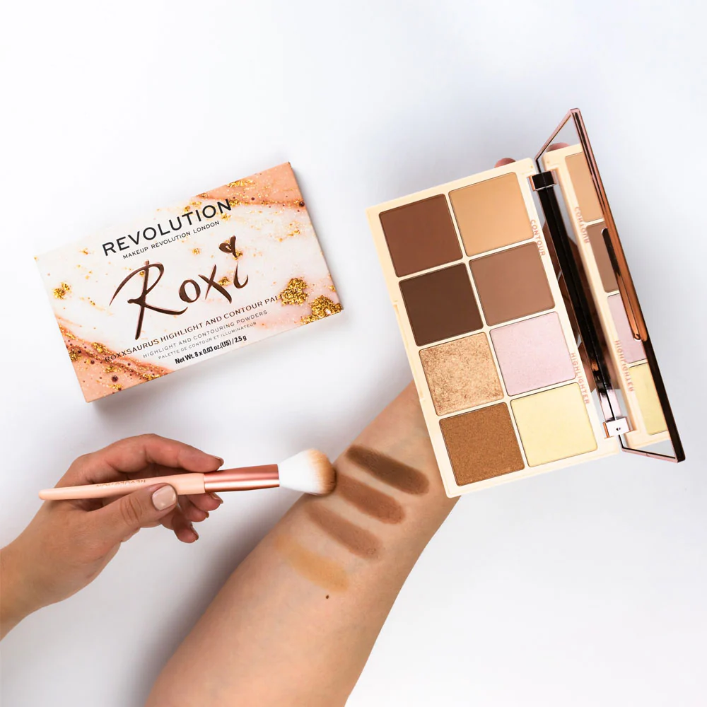 Revolution Highlight And Contouring Powders Palette Roxxsaurus 2.5g - Image 3