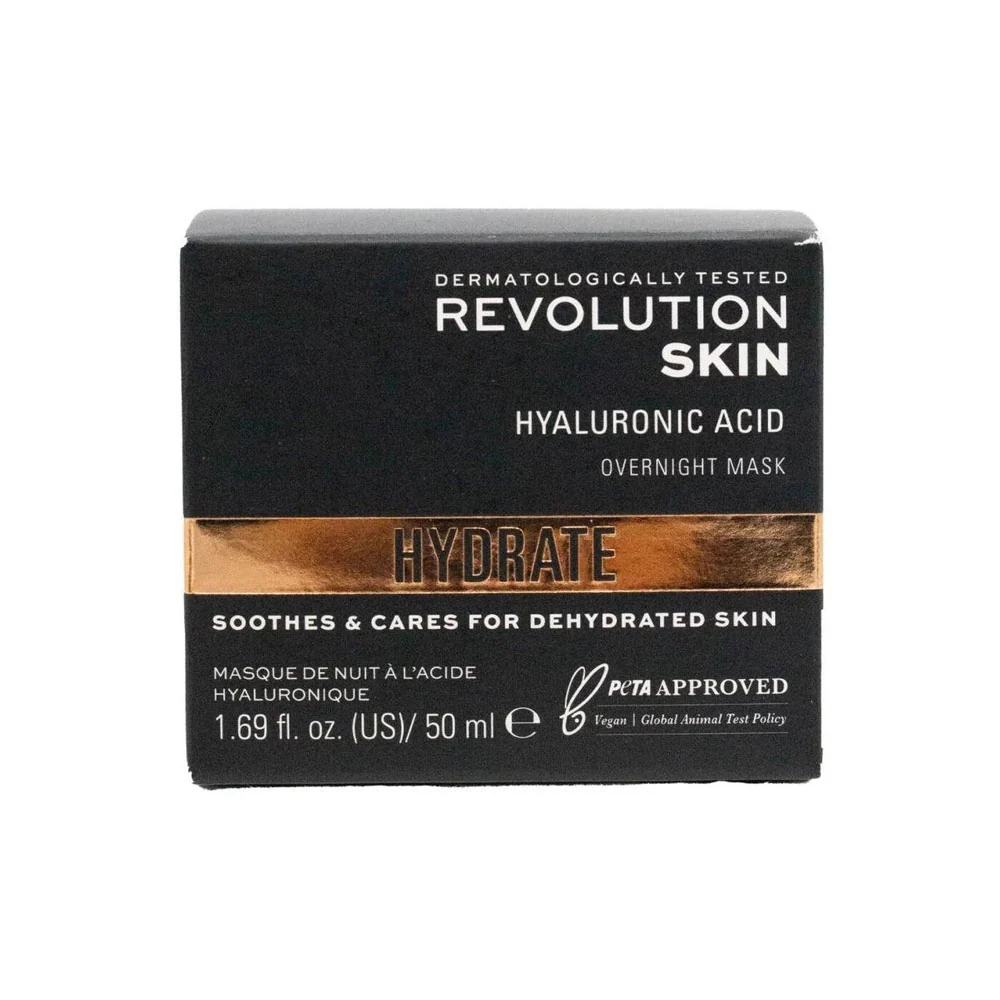 Revolution Hyaluronic Acid Overnight Mask Hydrate 50ml - Image 3