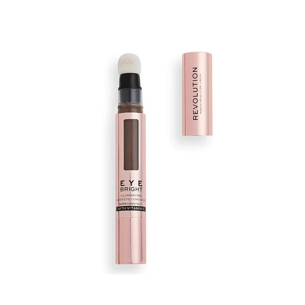 Revolution Illuminating Under Eye Concealer Eye Bright Deep Caramel 3ml - Image 2