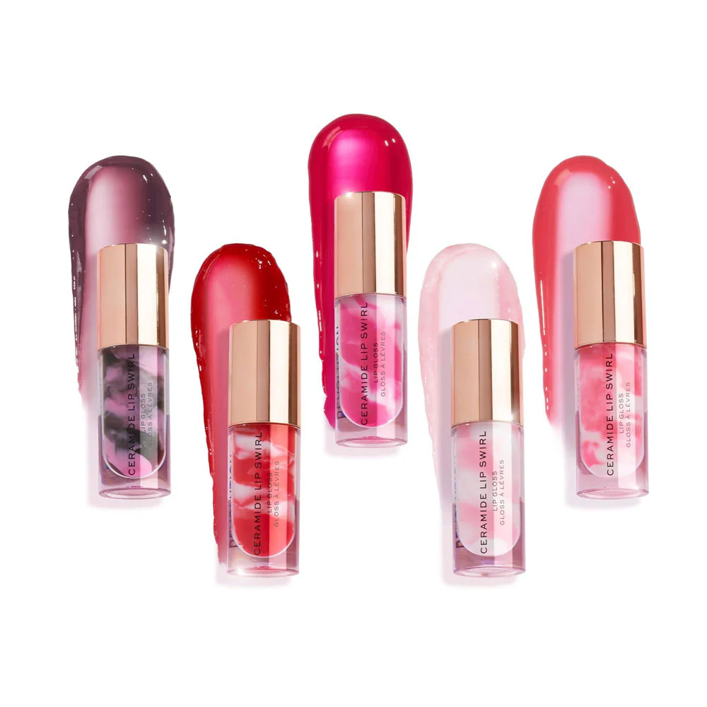 Revolution Lip Gloss Ceramide Lip Swirl Berry Pink 4.5ml - Image 3