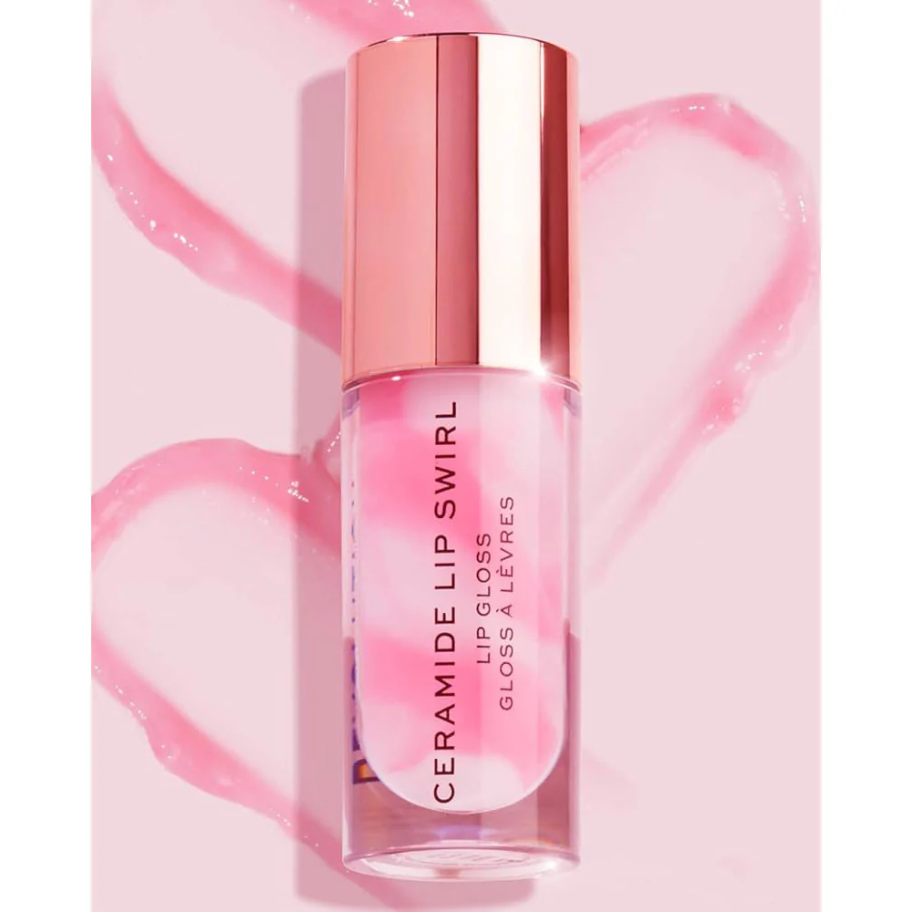 Revolution Lip Gloss Ceramide Lip Swirl Gloss Clear 4.5ml - Image 4