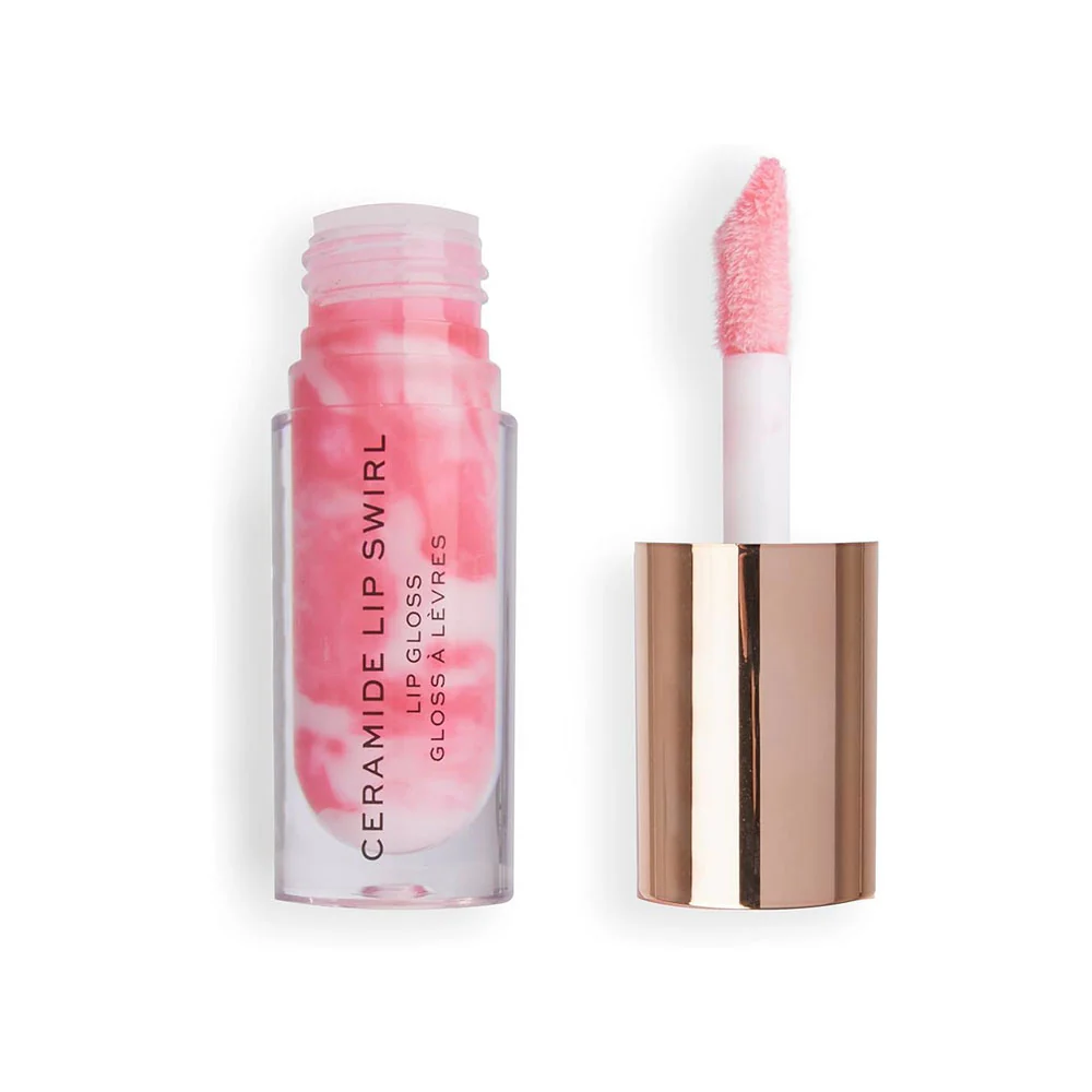 Revolution Lip Gloss Ceramide Lip Swirl Soft Pink 4.5ml