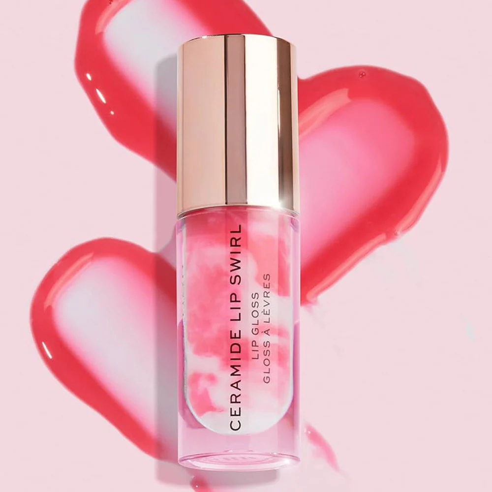 Revolution Lip Gloss Ceramide Lip Swirl Soft Pink 4.5ml - Image 2