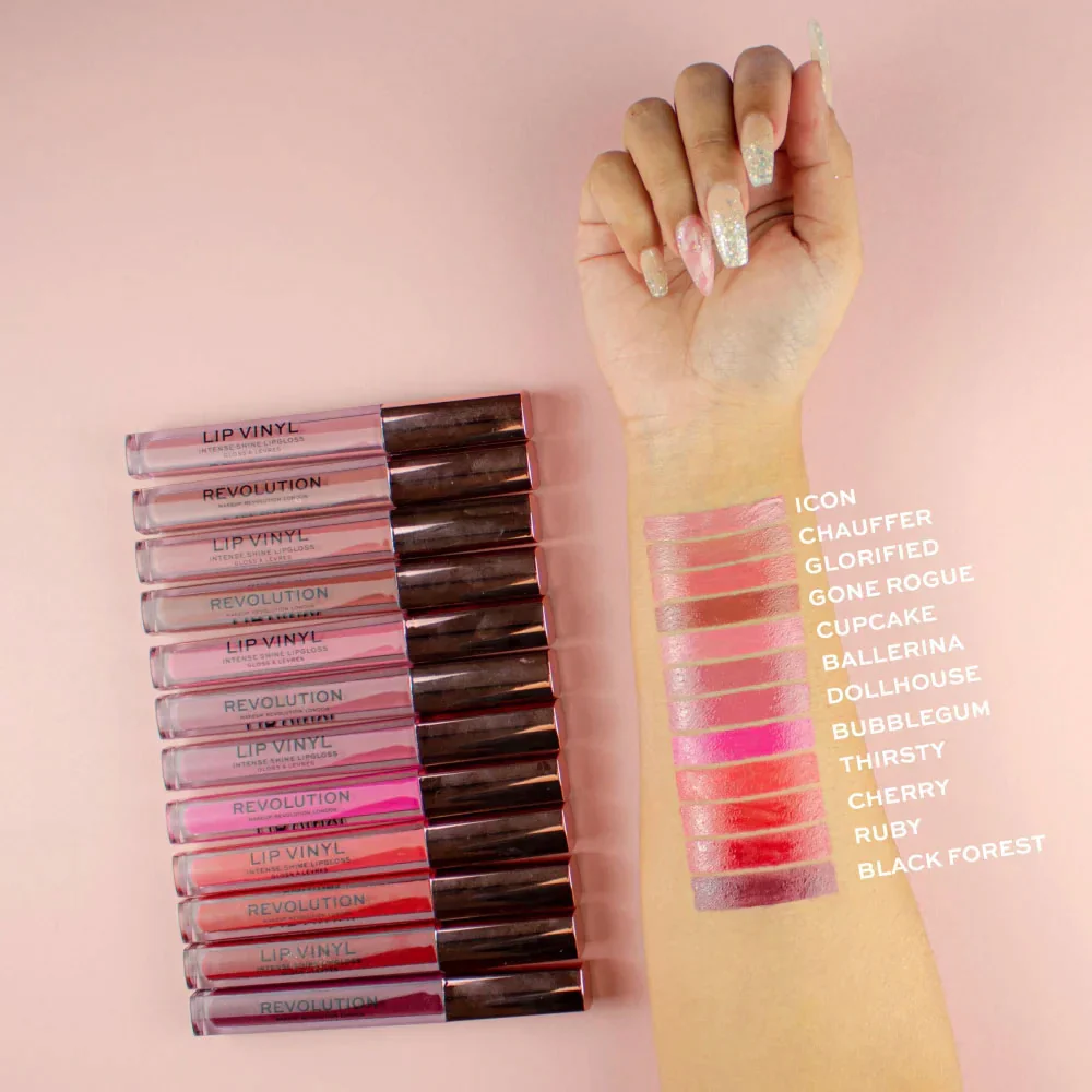 Revolution Lip Gloss Intense Shine Lip Vinyl Ballerina 3.6ml - Image 4