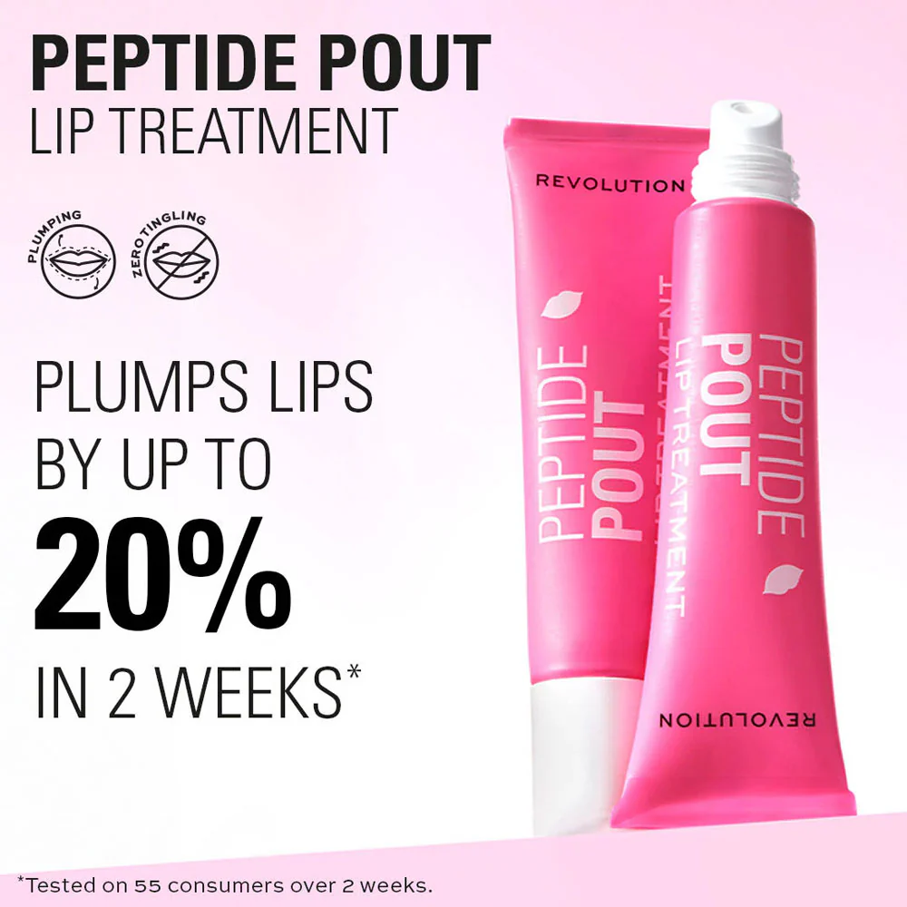 Revolution Lip Treatment Peptide Pout Clear 15ml - Image 3