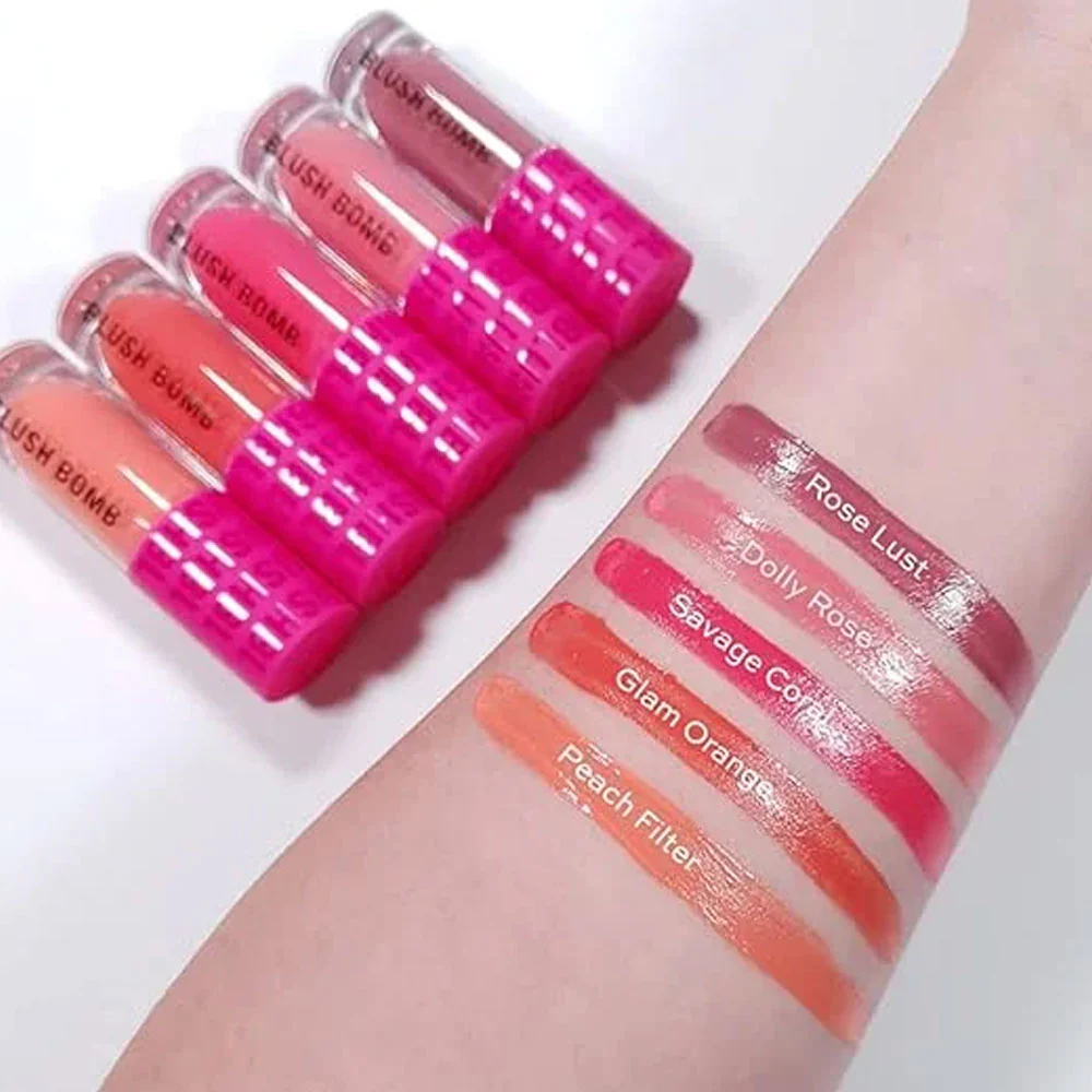 Revolution Liquid Blush Bomb Peach Filter 4.6ml - Image 3