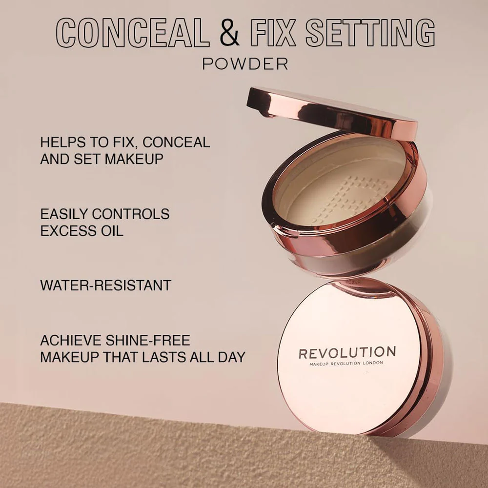 Revolution Loose Setting Powder Medium Yellow 13g - Image 3