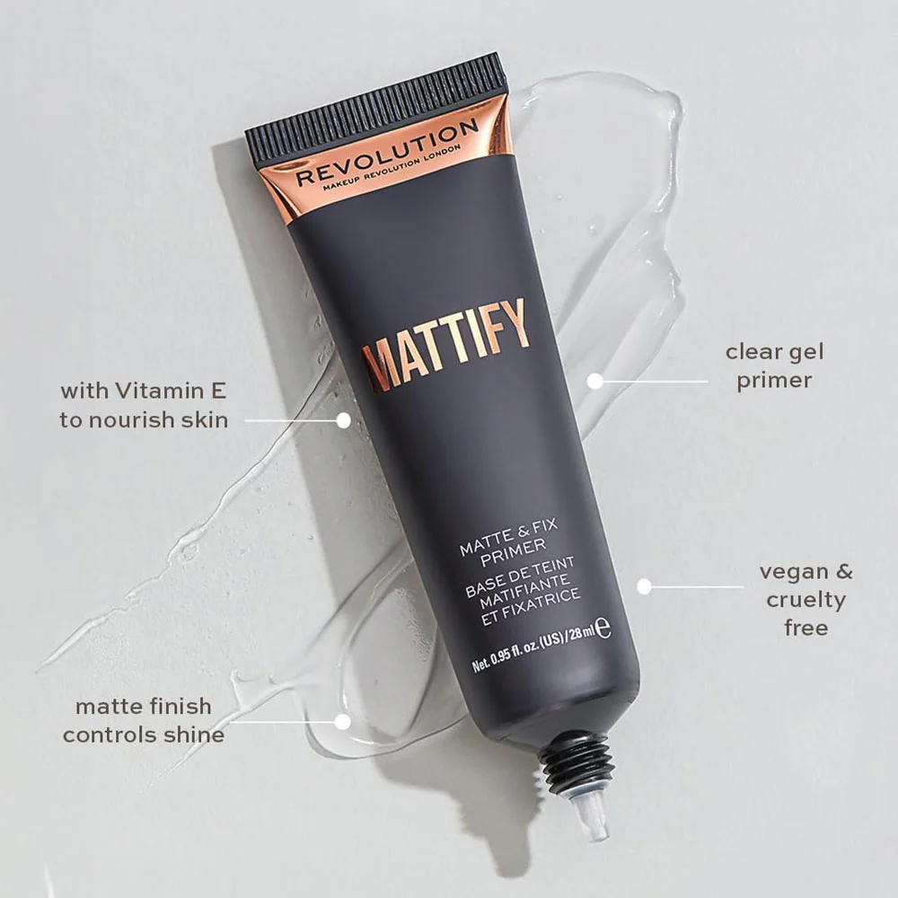 Revolution Matte & Fix Primer Mattify 28ml - Image 4