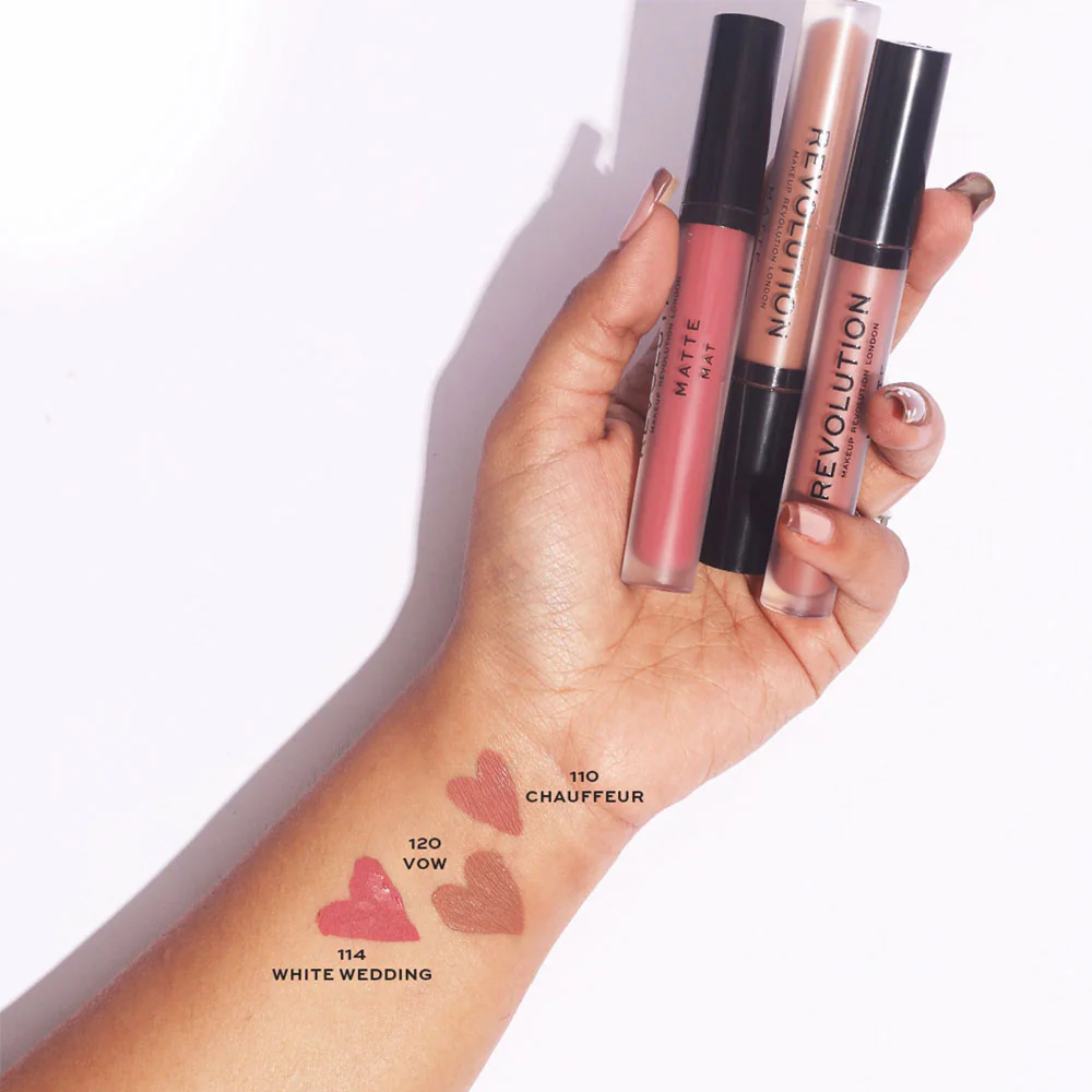 Revolution Matte Lip 110 Chauffeur 3ml - Image 4