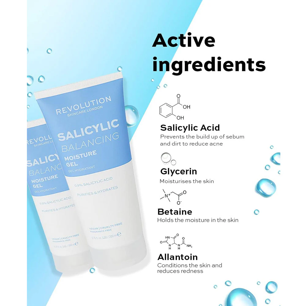 Revolution Salicylic Balancing Moisture Gel 200ml - Image 2