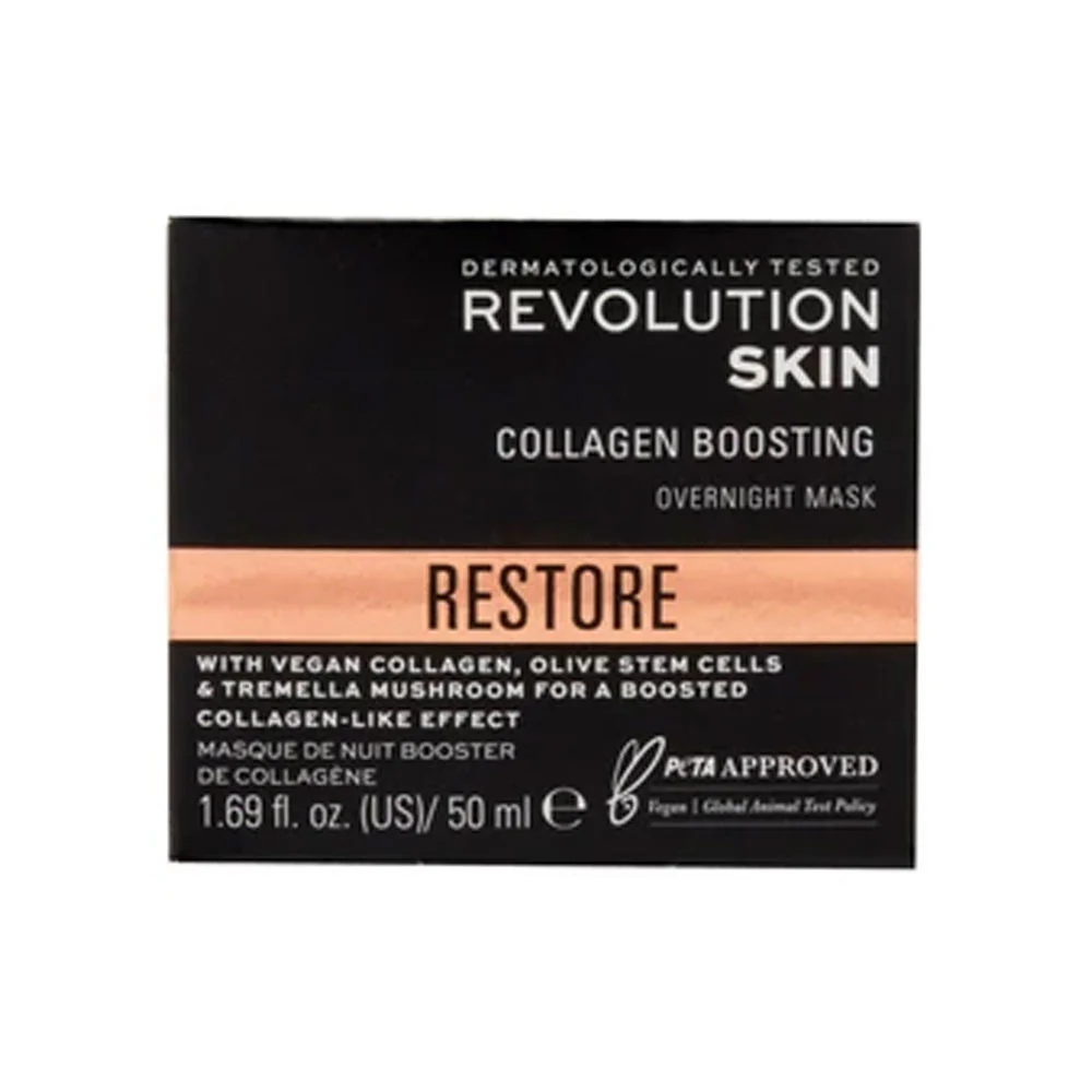 Revolution Skin Collagen Boosting Overnight Mask Restore 50ml - Image 4