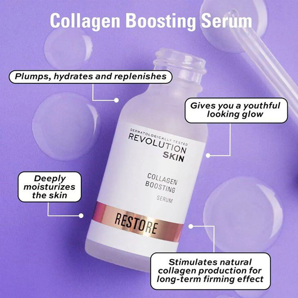 Revolution Skin Collagen Boosting Serum Restore 30ml - Image 4