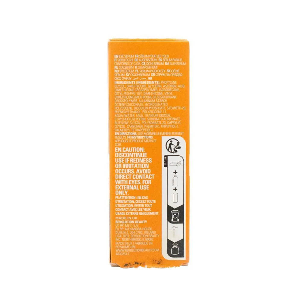Revolution Skin Eye Serum 10% Vitamin C Power Brighten 15ml - Image 3