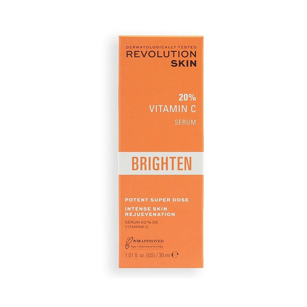 Revolution Skin Serum Vitamin C 20% Brighten 30ml - Image 3