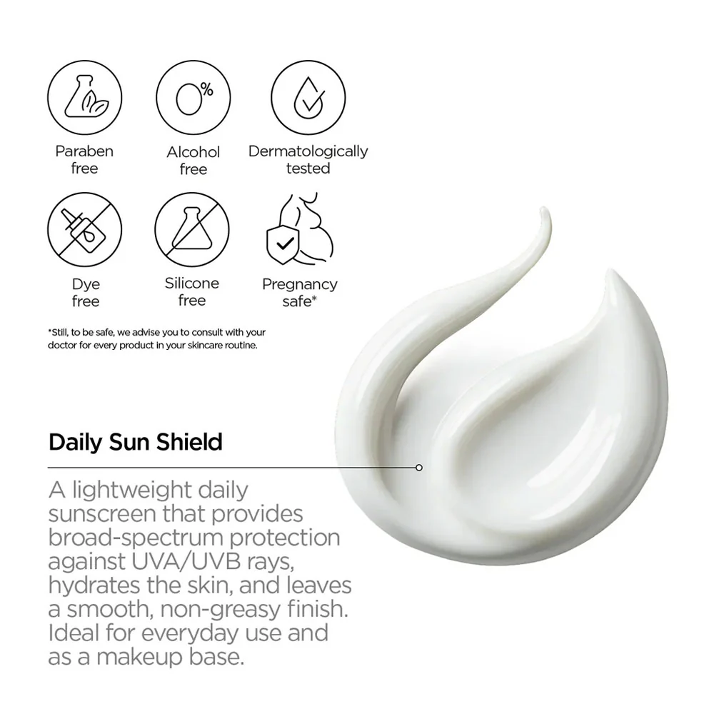 Revox B77 Just Daily Sun Shield Uva+Uvb Filters Spf50+ With Hyaluronic Acid 30ml - Image 4