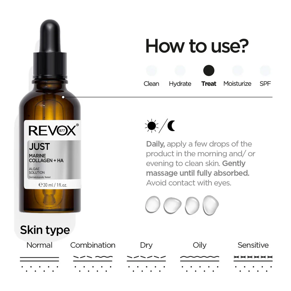 Revox B77 Just Marine Collagen + Ha Algae Solution 30ml - Image 2