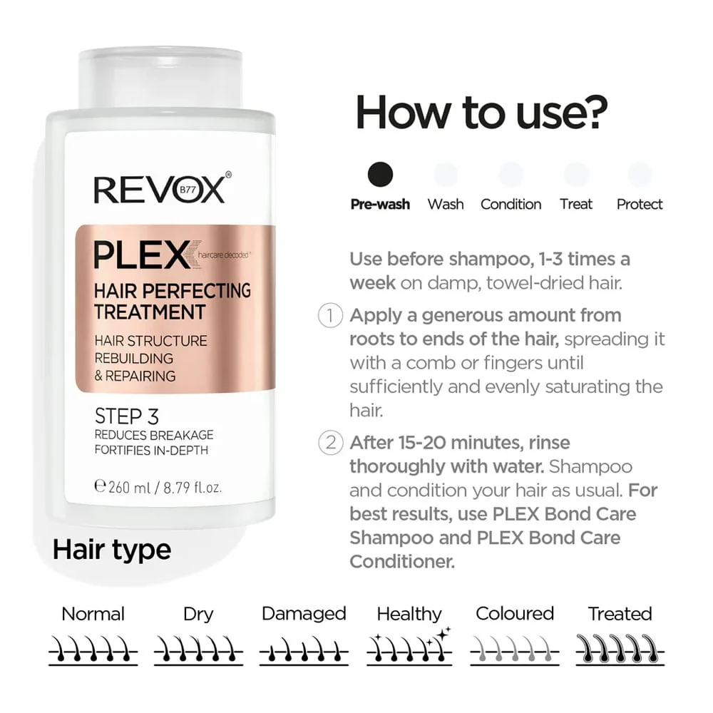 Revox B77 Plex Hair Perfecting Treatment Step 3 260ml - Image 3