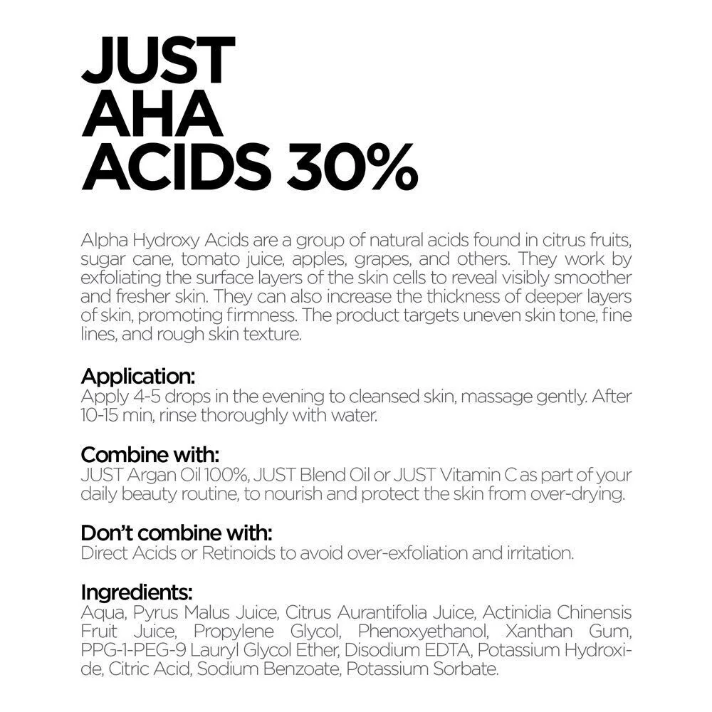 Revox Just AHA Acids 30% Peeling Solution 30ml - Image 3