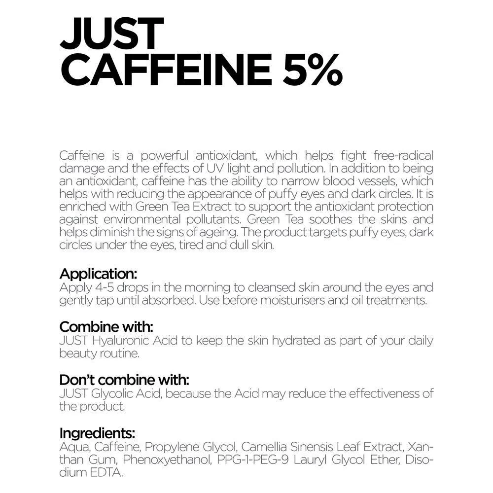 Revox Just Caffeine 5% Eye Contour Serum 30ml - Image 3