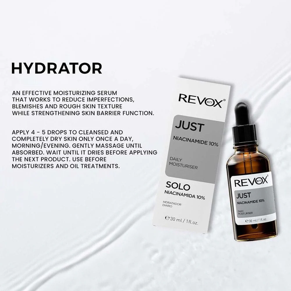Revox Just Niacinamide 10% Daily Moisturiser 30ml - Image 2