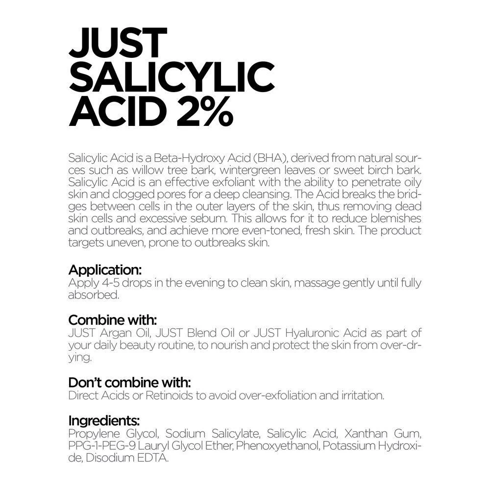 Revox Just Salicylic Acid 2% Peeling Solution 30ml - Image 3