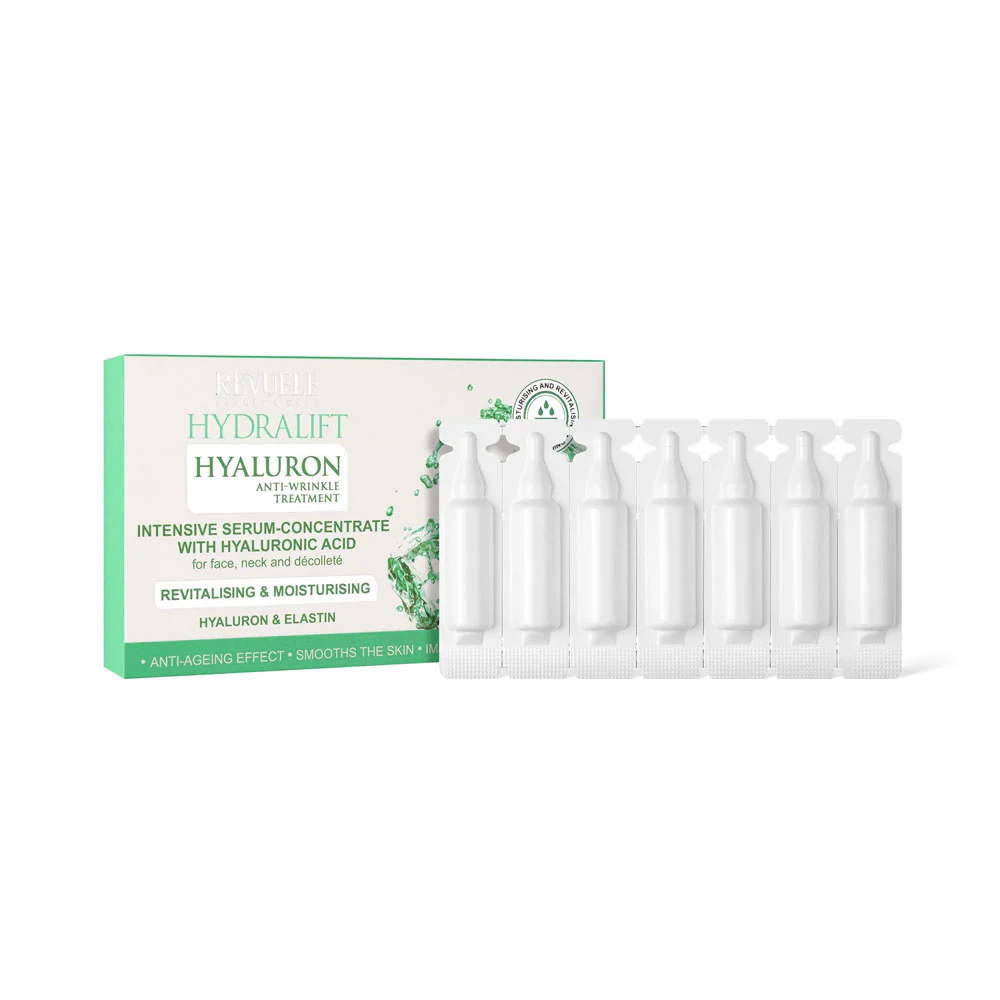 Revuele Ampoules Hydralift Hyaluron Intensive Serum Concentrate With Hyaluronic Acid 7x2ml - Image 2
