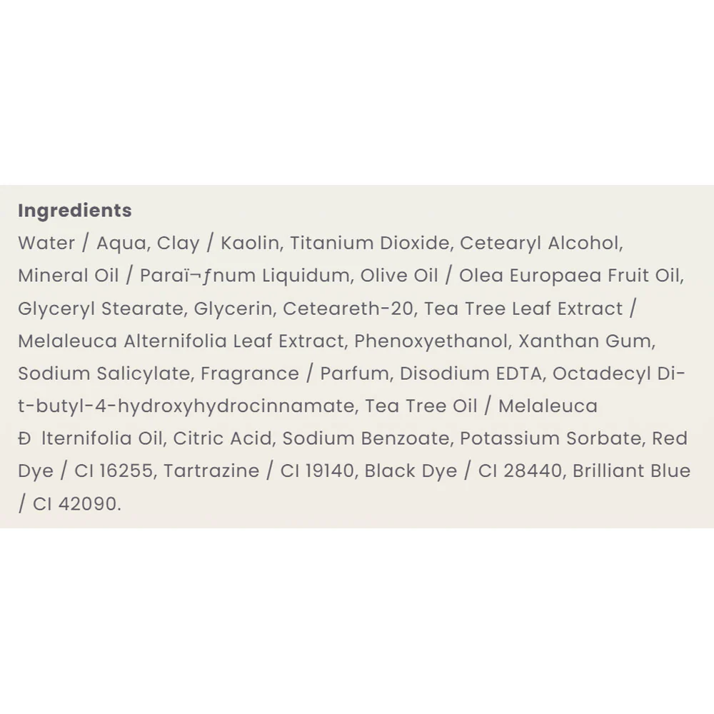 Revuele Tea Tree Clarifying Facial Mask 80ml - Image 2