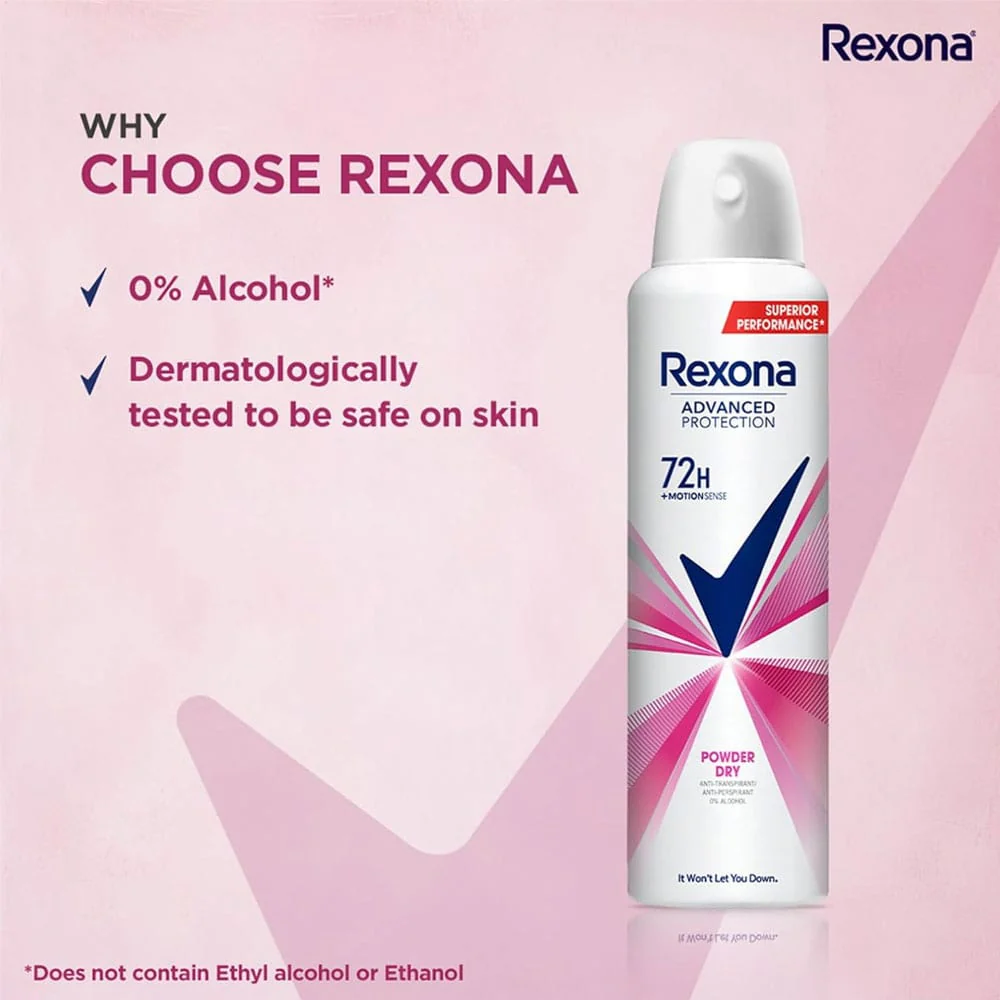 Rexona Antiperspirant Advance Protection Powder Dry 200ml - Image 3
