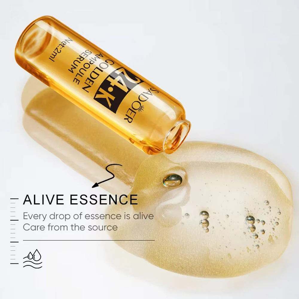 Sadoer 24K Golden Ampoule Serum Essence 2ml×7pcs - Image 3