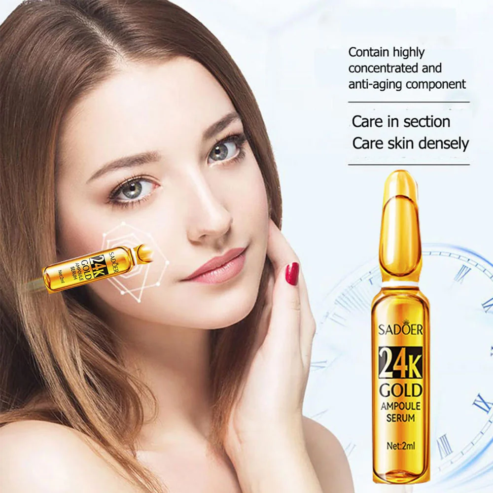 Sadoer 24K Golden Ampoule Serum Essence 2ml×7pcs - Image 4