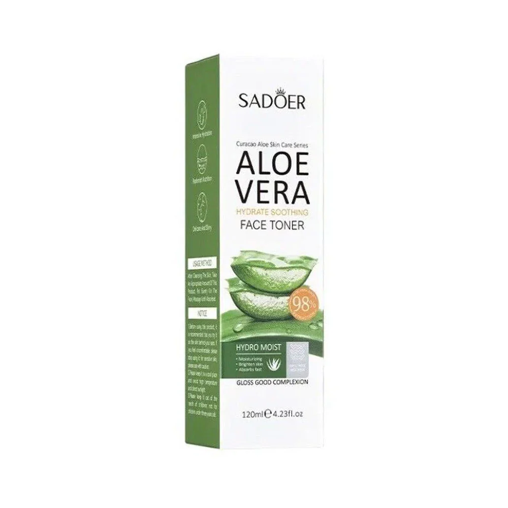Sadoer Aloe Vera Hydrating Soothing Face Toner 120ml