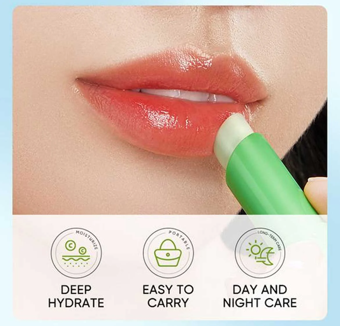 Sadoer Aloe Vera Moisturizing Lip Balm 2.7g - Image 4