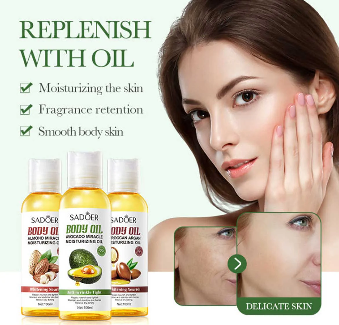 Sadoer Argan Hair Care Oil 30ml - Image 2