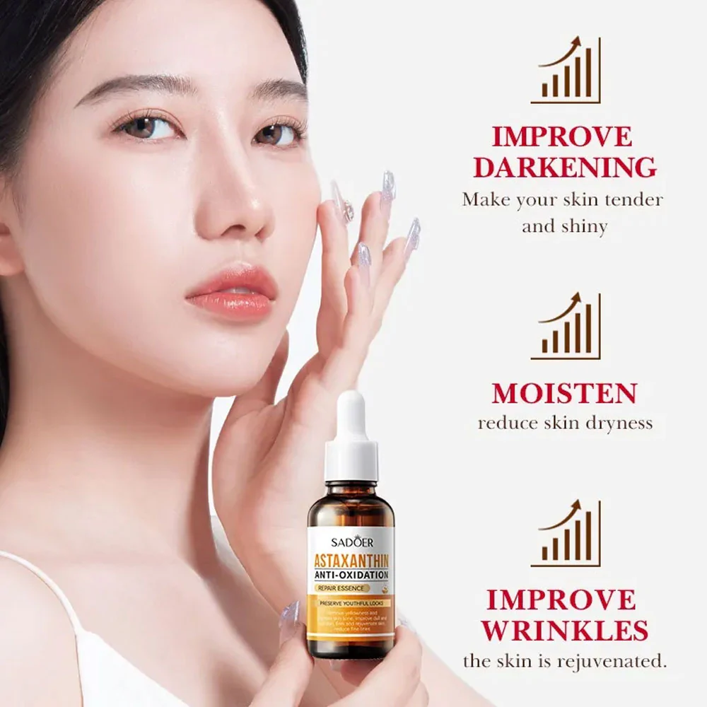 Sadoer Astaxanthin Antioxidant Repair Serum 30ml - Image 3