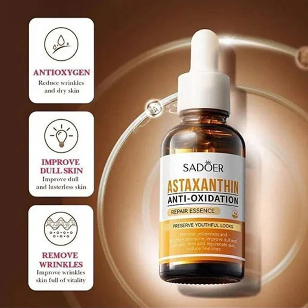 Sadoer Astaxanthin Antioxidant Repair Serum 30ml - Image 4