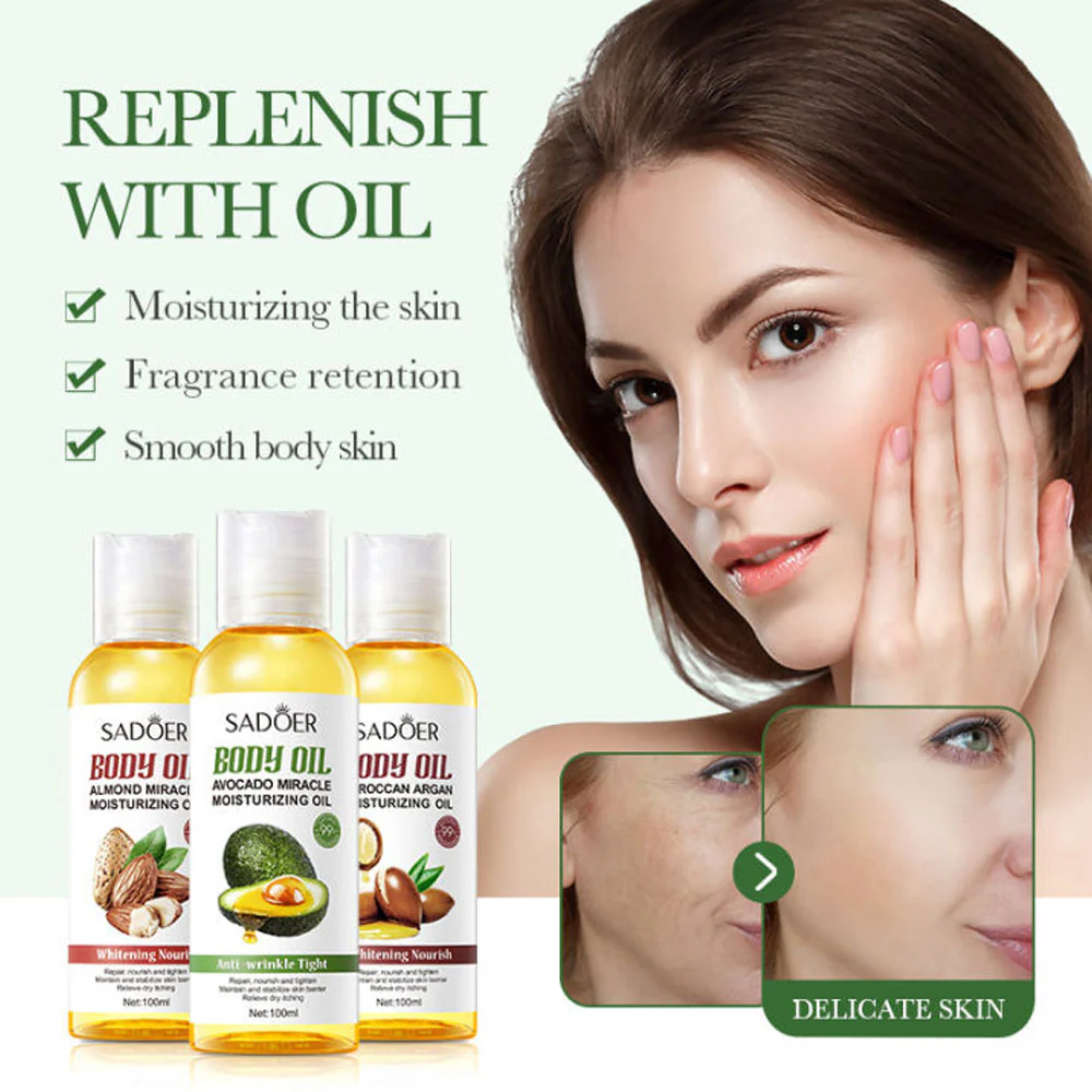 Sadoer Avocado Miracle Moisturizing Oil 100ml - Image 3