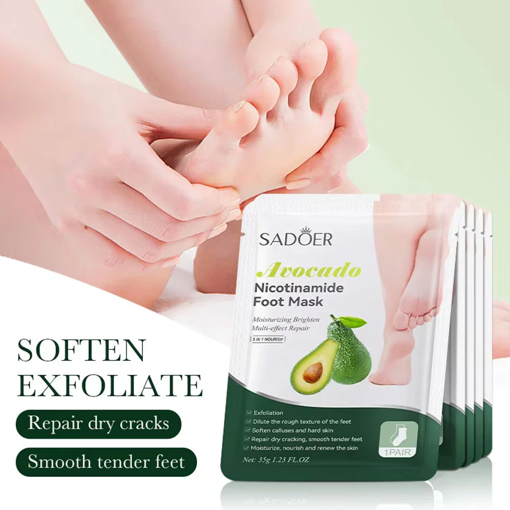 Sadoer Avocado Nicotinamide Foot Mask 35g - Image 2