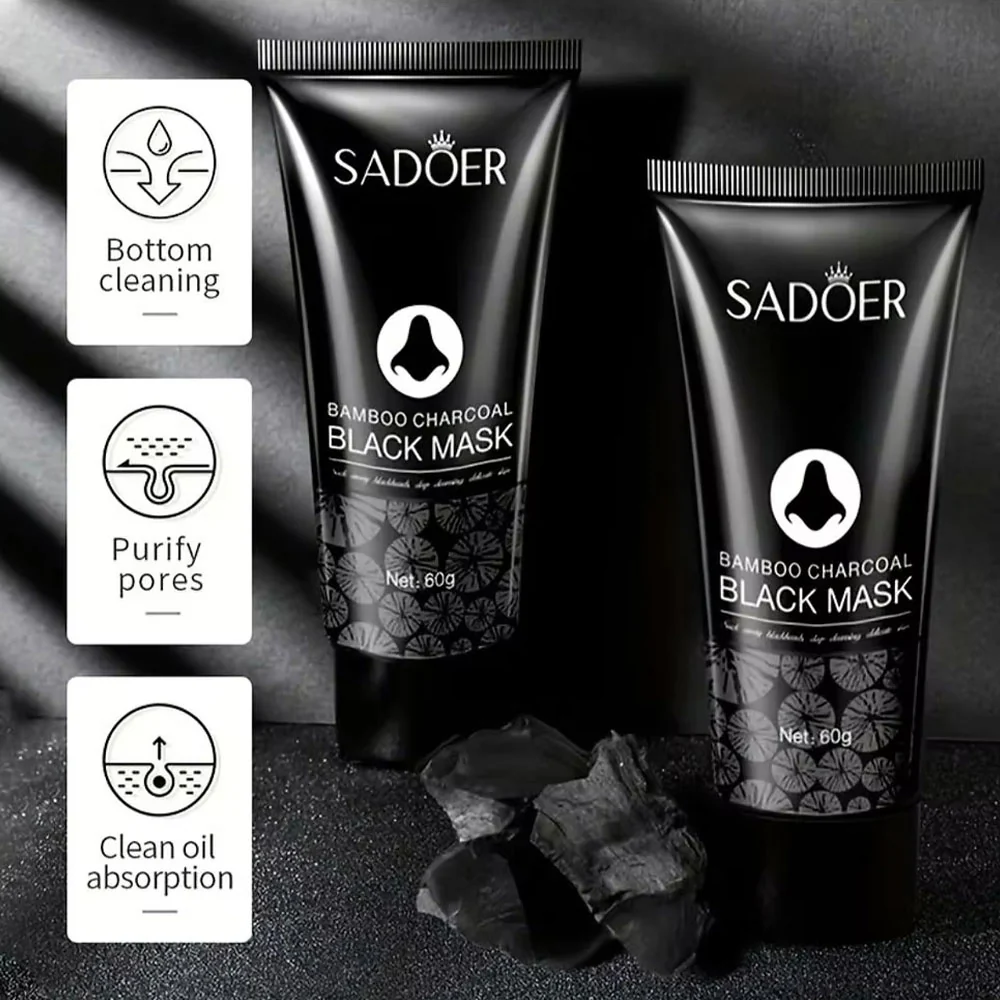 Sadoer Bamboo Charcoal Black Mask 60g - Image 3