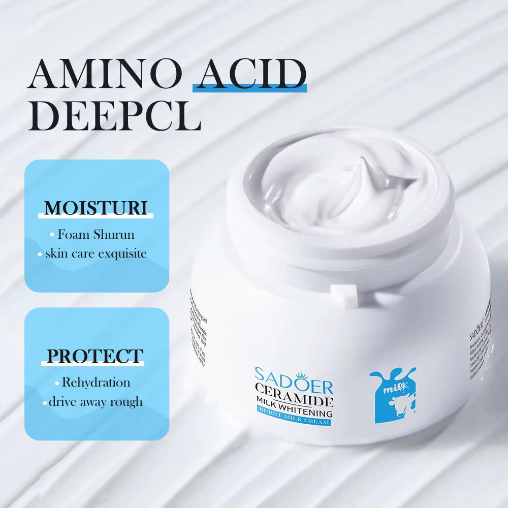 Sadoer Ceramide Organic Pure Milk Plus Face Cream 50g - Image 3