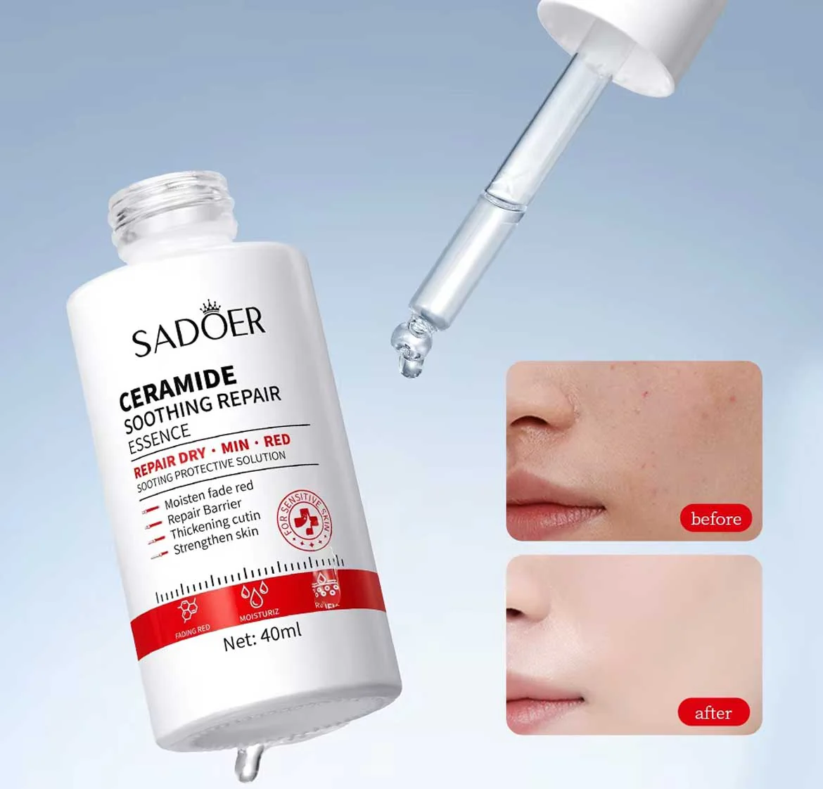 Sadoer Ceramide Soothing Repair Essence 40ml - Image 2