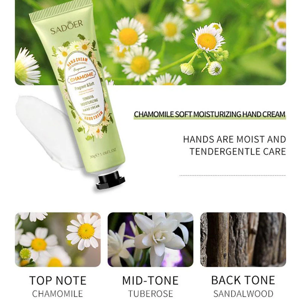 Sadoer Chamomile Hand Cream 30g - Image 2