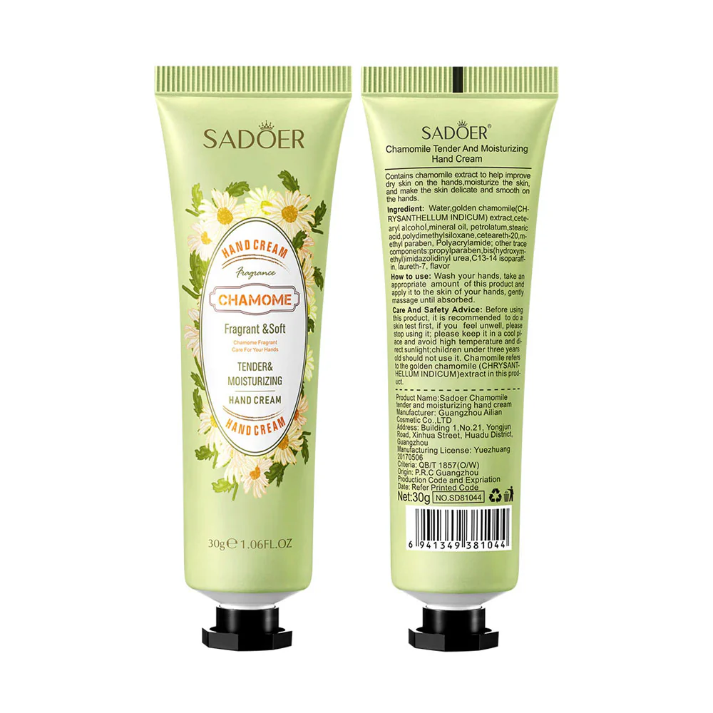 Sadoer Chamomile Hand Cream 30g - Image 4